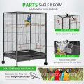 30 Inch Height Bird Cage with Rolling Stand